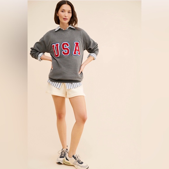 Anthropologie USA Patch Sweatshirt - Picture 4 of 11